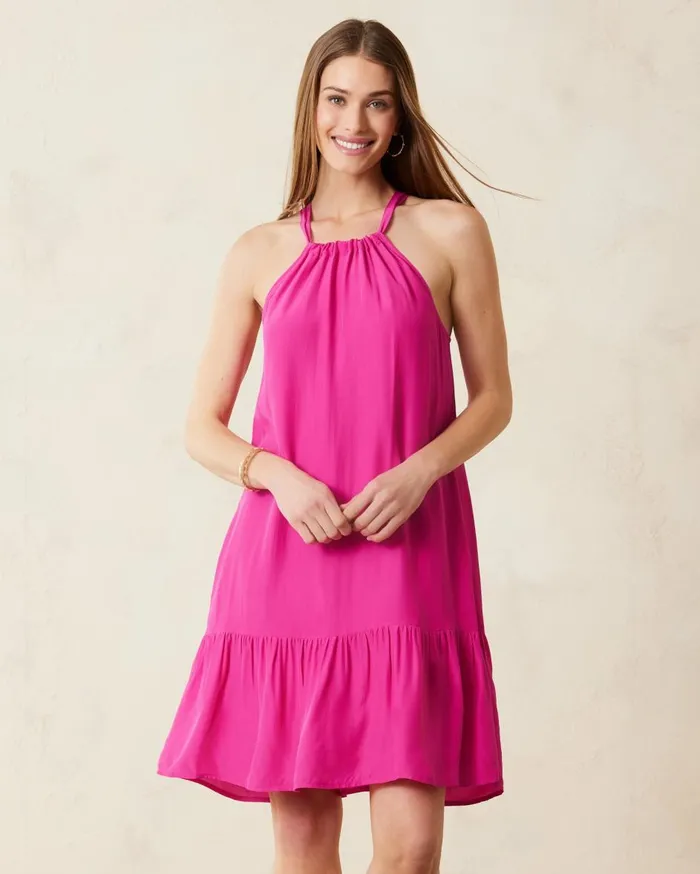 Tommy Bahama Calypso Crepe Coverup Dress Pink Maui Women Dresses Tommy Bahama Calypso Crepe Coverup Dress Pink Maui Women Dresses