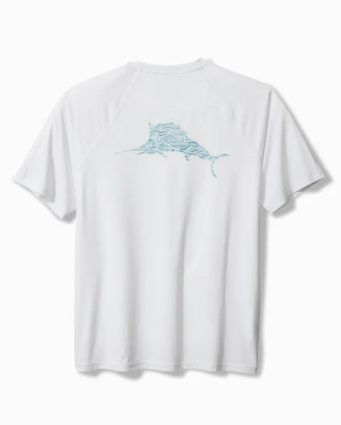 Tommy Bahama Chill Time Surf IslandZone ShortSleeve Rash Guard White Men TShirts Tommy Bahama Chill Time Surf IslandZone ShortSleeve Rash Guard White Men TShirts