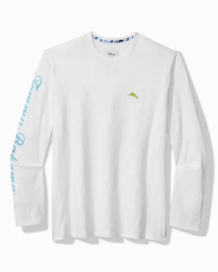 Tommy Bahama Disney Postcard To Paradise LongSleeve Lux TShirt White Men TShirts Tommy Bahama Disney Postcard To Paradise LongSleeve Lux TShirt White Men TShirts