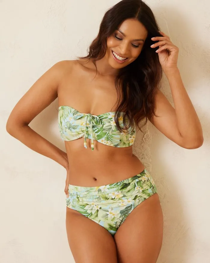 Tommy Bahama Eyelet Hideaway HighWaist Bikini Bottoms White Women Bikini Bottoms Tommy Bahama Eyelet Hideaway HighWaist Bikini Bottoms White Women Bikini Bottoms