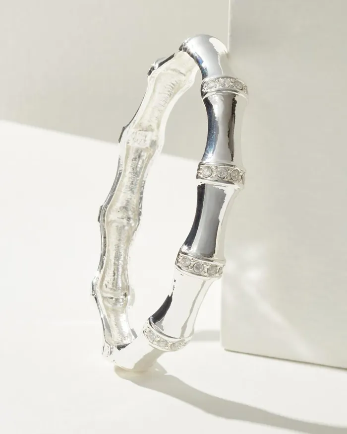 Tommy Bahama Island Essence Bamboo Bangle Bracelet Silver Women Jewelry Collections Tommy Bahama Island Essence Bamboo Bangle Bracelet Silver Women Jewelry Collections