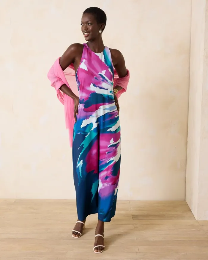 Tommy Bahama Jasmina Blooming Veranda Maxi Dress Island Navy Women Dresses Tommy Bahama Jasmina Blooming Veranda Maxi Dress Island Navy Women Dresses