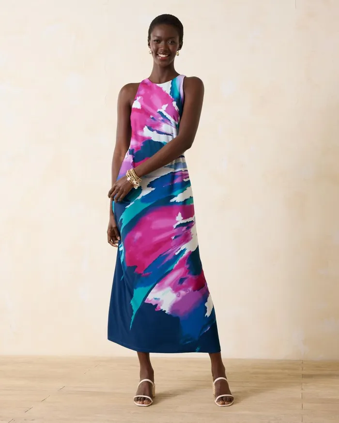 Tommy Bahama Jasmina Blooming Veranda Maxi Dress Island Navy Women Dresses Tommy Bahama Jasmina Blooming Veranda Maxi Dress Island Navy Women Dresses