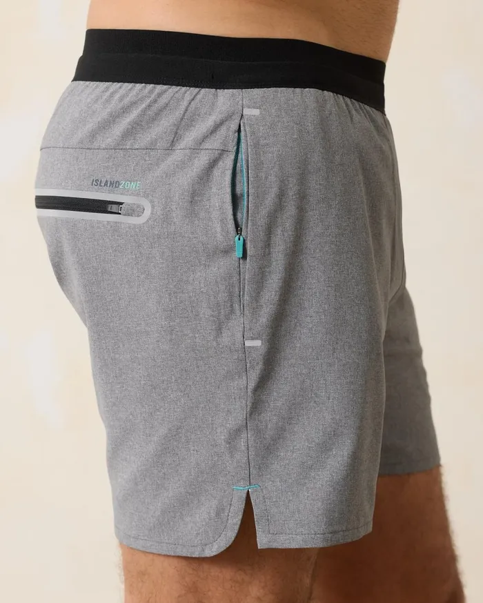 Tommy Bahama Naples Tales Of A Cocktail 6Inch Swim Trunks Concrete Grey Men Swim and Boardshorts Tommy Bahama Naples Tales Of A Cocktail 6Inch Swim Trunks Concrete Grey Men Swim and Boardshorts
