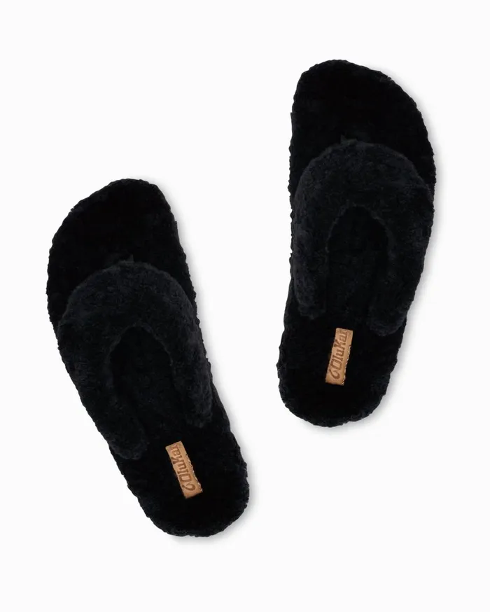 Tommy Bahama OluKai Kipe039a Heu Slippers Black Women Shoes and Sandals