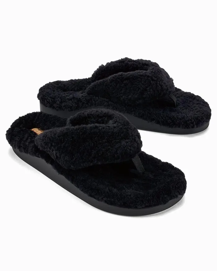Tommy Bahama OluKai Kipe039a Heu Slippers Black Women Shoes and Sandals