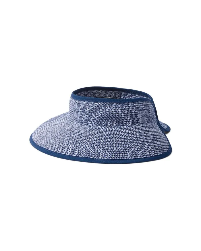 Tommy Bahama Packable UltraBraid Visor Navywhite Mix Women Luggage and Travel Tommy Bahama Packable UltraBraid Visor Navywhite Mix Women Luggage and Travel