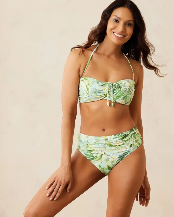 Tommy Bahama Paradise Fronds Bandeau Bikini Top Light Swimming Pool Women Bikini Tops Tommy Bahama Paradise Fronds Bandeau Bikini Top Light Swimming Pool Women Bikini Tops