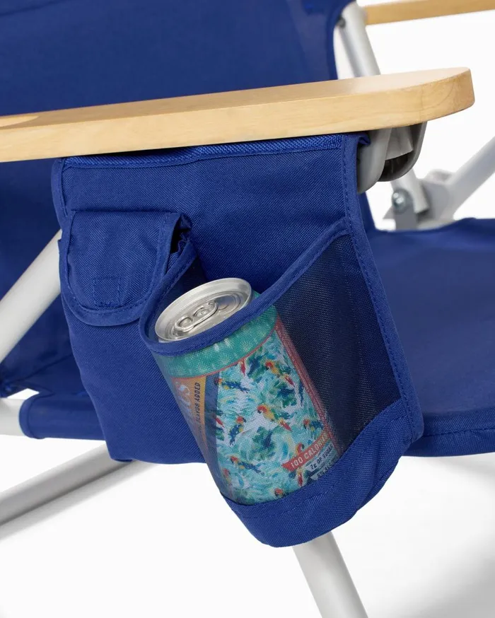 Tommy Bahama Tommy Bahama Swimming Marlins Deluxe Backpack Beach Chair Blue Beach and Home Beach Chairs