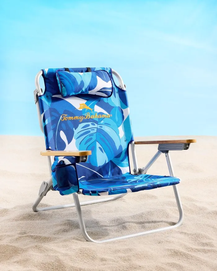 Tommy Bahama Tommy Bahama Tropical Fronds Deluxe Backpack Beach Chair Multicolor Beach and Home Beach Chairs Tommy Bahama Tommy Bahama Tropical Fronds Deluxe Backpack Beach Chair Multicolor Beach and Home Beach Chairs