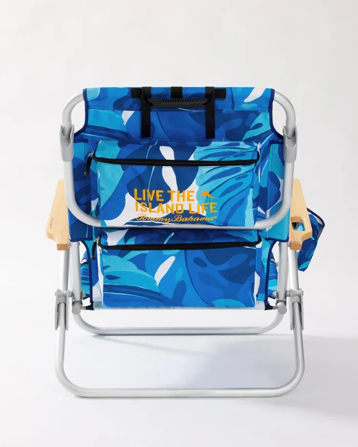 Tommy Bahama Tommy Bahama Tropical Fronds Deluxe Backpack Beach Chair Multicolor Beach and Home Beach Chairs Tommy Bahama Tommy Bahama Tropical Fronds Deluxe Backpack Beach Chair Multicolor Beach and Home Beach Chairs