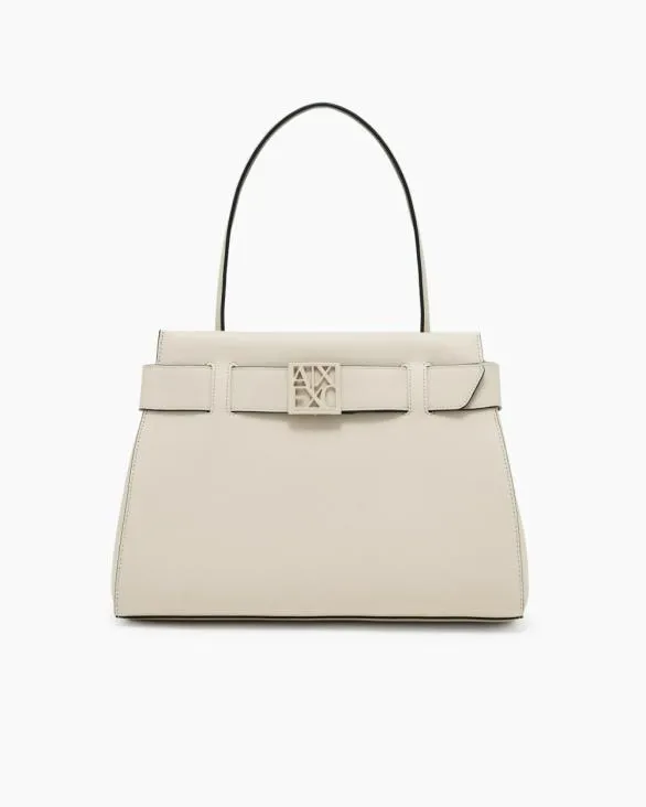 Top Handles Beige Women Armani Handbags