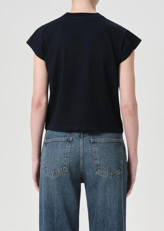 Tops and Bodysuits Women Agolde Bryce Tee In Storm