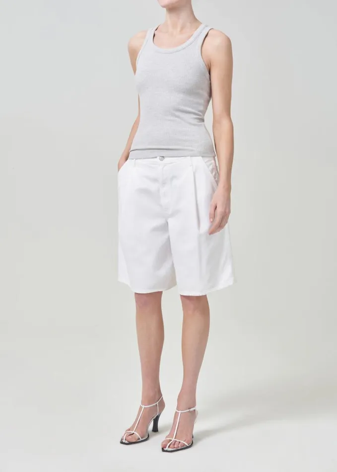 Tops and Bodysuits Women Agolde Poppy Tank In Grey Heather
