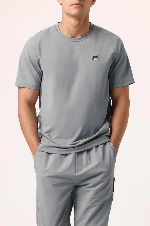 Tops and TShirts Men Fila Everyday Ace Tee 050 Ultimate Gray Tops and TShirts Men Fila Everyday Ace Tee 050 Ultimate Gray