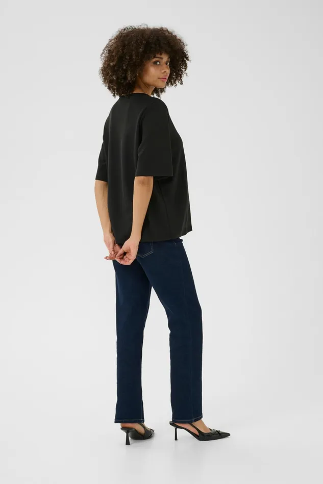Tops and TShirts Women CULTURE CUhara Tshirt Black