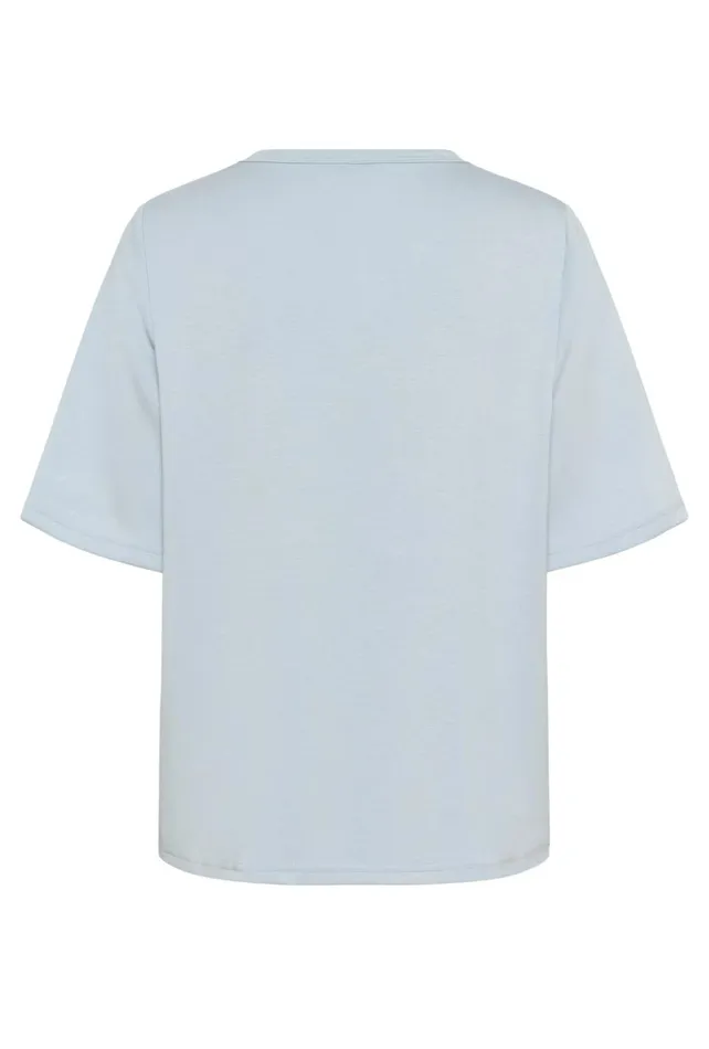 Tops and TShirts Women CULTURE CUhara Tshirt Cashmere Blue