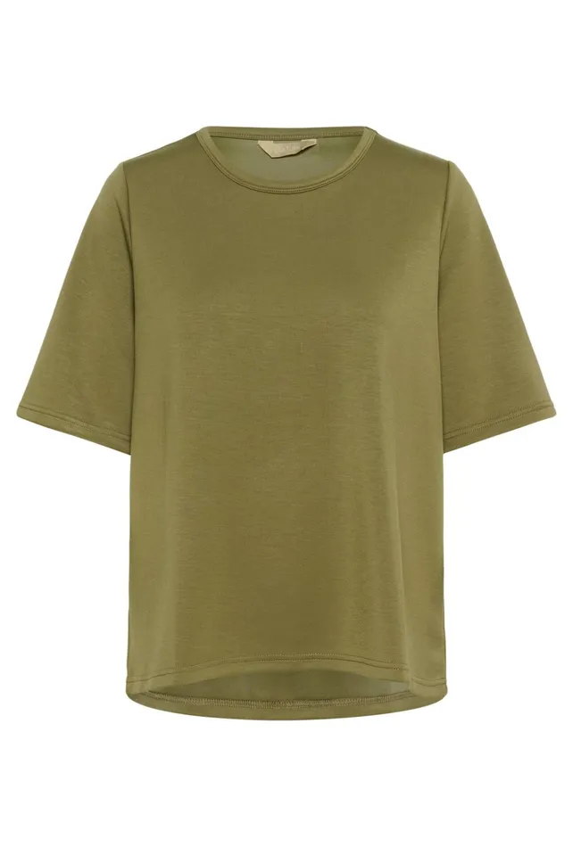 Tops and TShirts Women CULTURE CUhara Tshirt Dusky Green