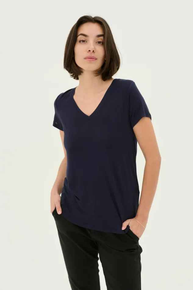 Tops and TShirts Women CULTURE CUpoppy Tshirt Salute
