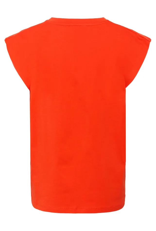 Tops and TShirts Women CULTURE CUroxy Tshirt Redpink