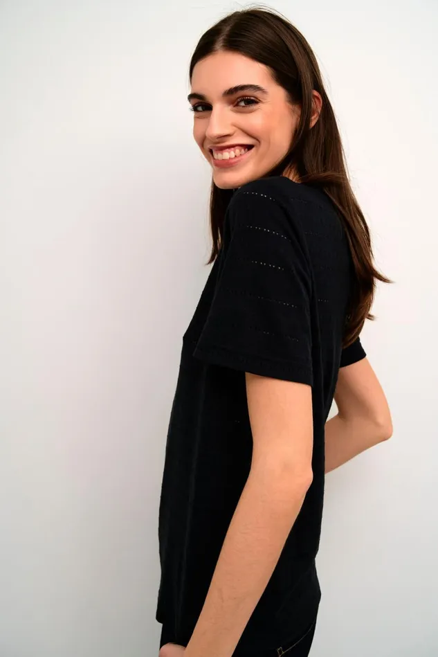 Tops and TShirts Women CULTURE CUtedi Tshirt Black