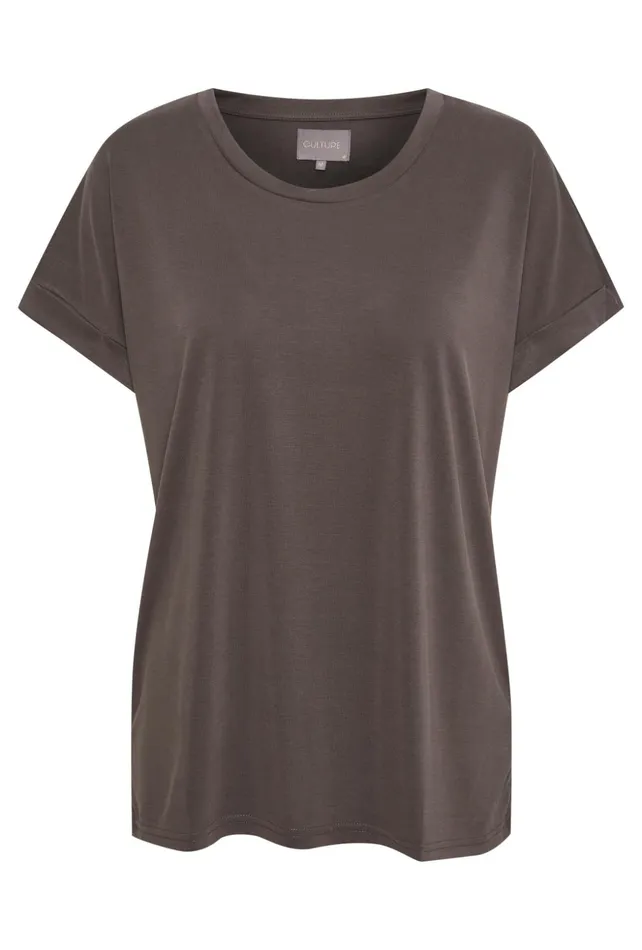 Tops and TShirts Women CULTURE Kajsa Tshirt Blackened Pearl