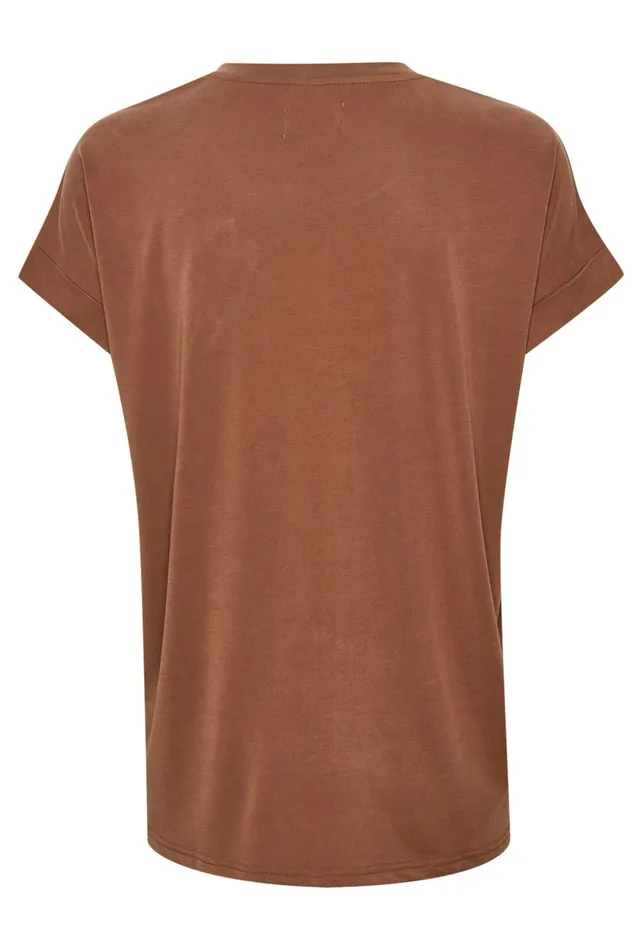 Tops and TShirts Women CULTURE Kajsa Tshirt Friar Brown