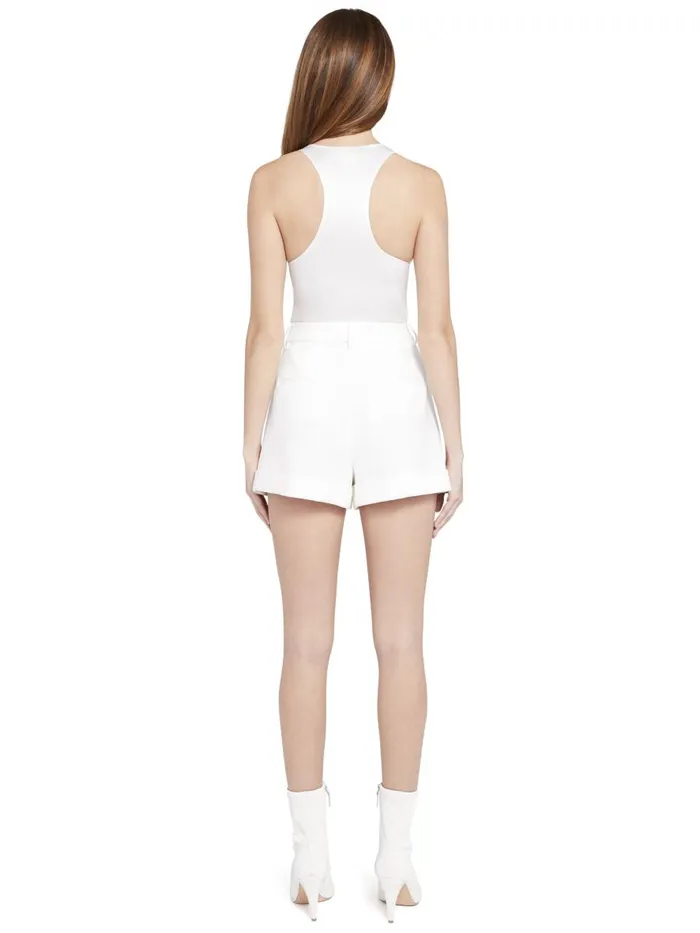 Tops Women Alice Olivia HARMON RACERBACK SLIP TANK Black