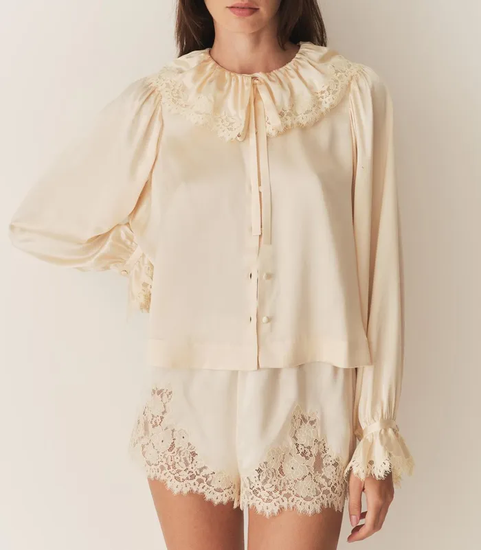 Tops Women DEN Ingrid Top Candlelight Tops Women DEN Ingrid Top Candlelight