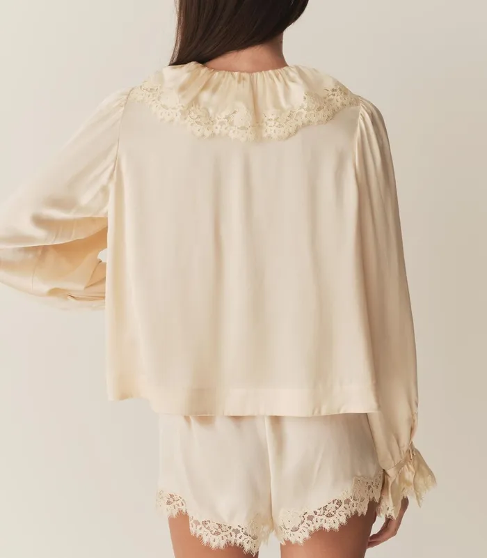 Tops Women DEN Ingrid Top Candlelight Tops Women DEN Ingrid Top Candlelight
