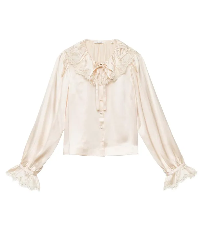 Tops Women DEN Ingrid Top Candlelight Tops Women DEN Ingrid Top Candlelight
