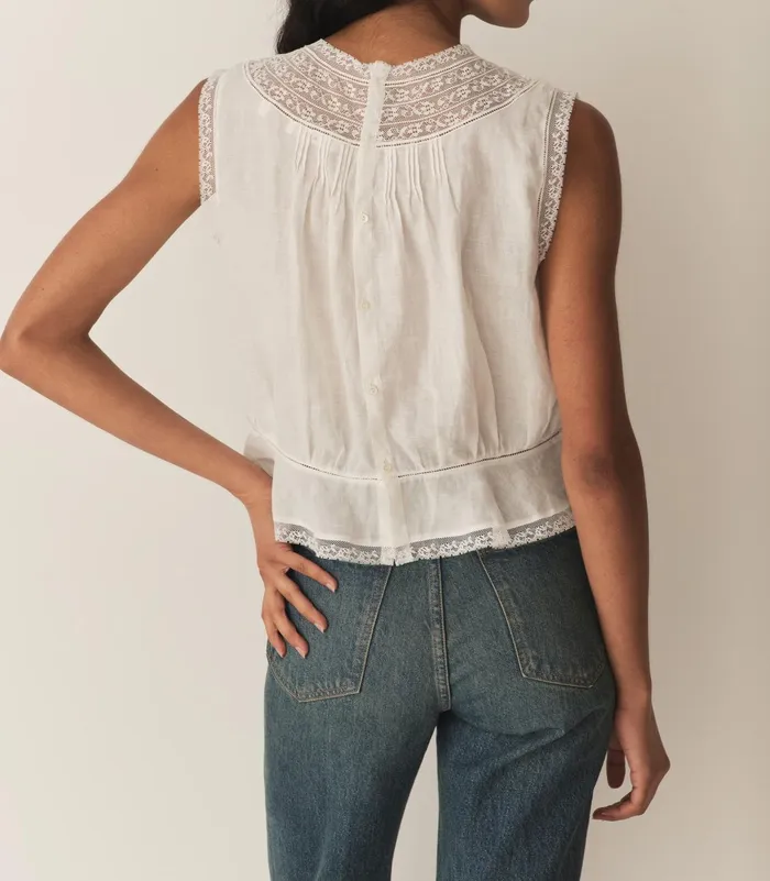Tops Women DEN Lilibet Top Salt Tops Women DEN Lilibet Top Salt