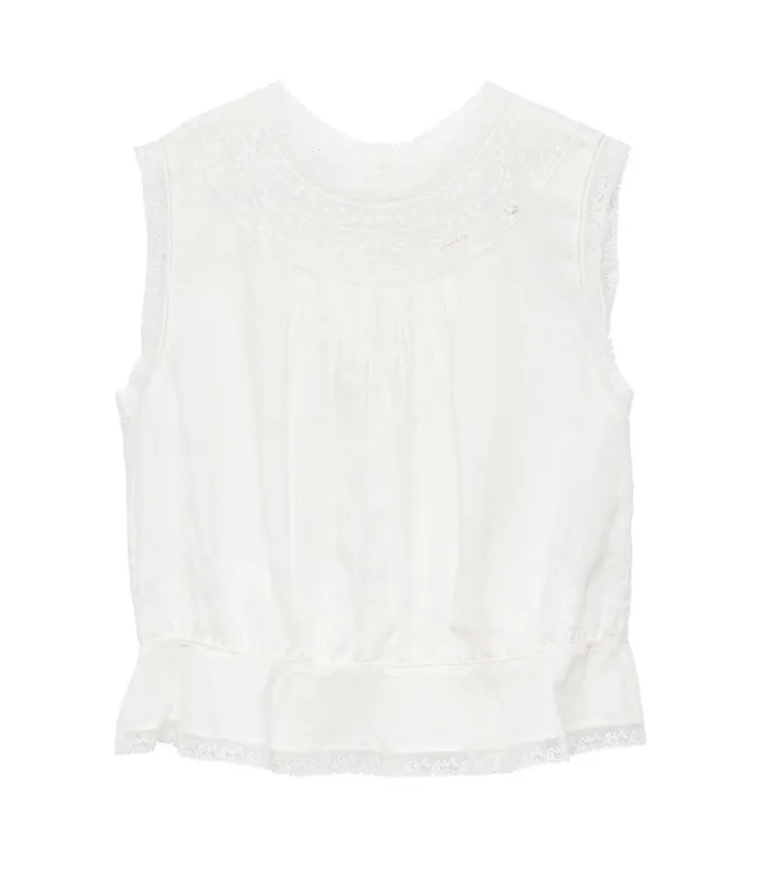 Tops Women DEN Lilibet Top Salt Tops Women DEN Lilibet Top Salt
