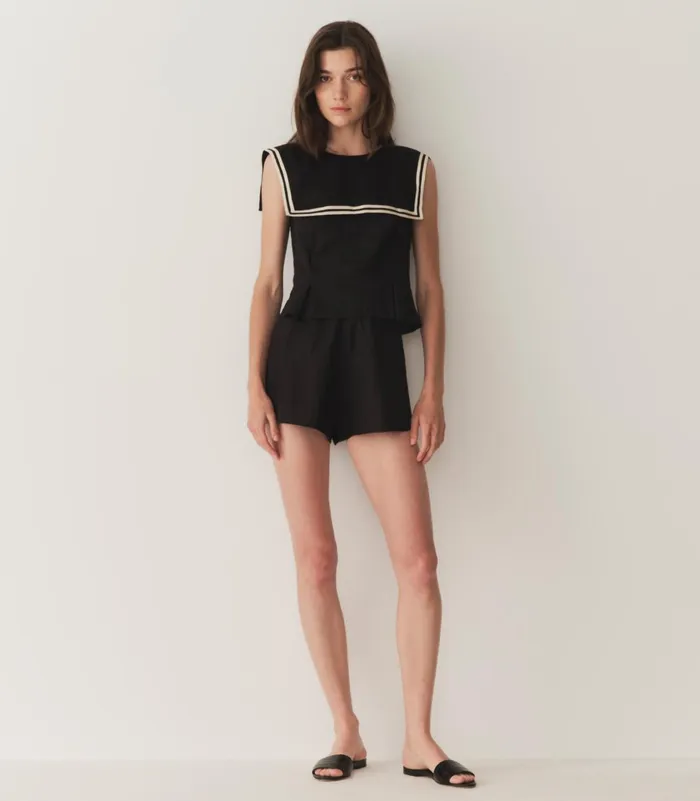 Tops Women DEN Margie Top Black Tops Women DEN Margie Top Black