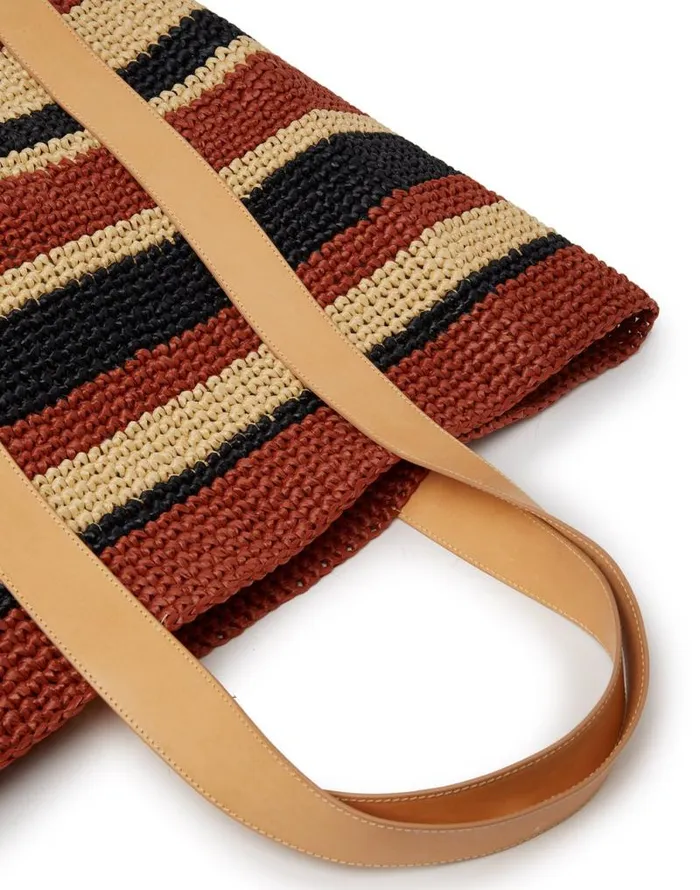 Tote Raffia Bag Multicolor Black Women La Double J Bags and Pochettes Tote Raffia Bag Multicolor Black Women La Double J Bags and Pochettes