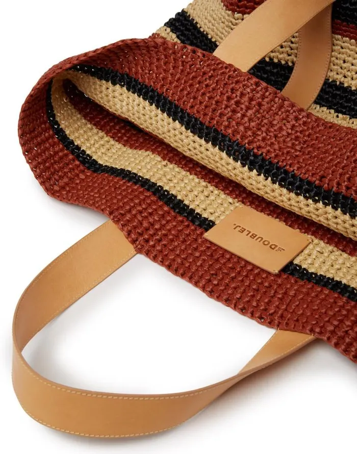 Tote Raffia Bag Multicolor Black Women La Double J Bags and Pochettes Tote Raffia Bag Multicolor Black Women La Double J Bags and Pochettes