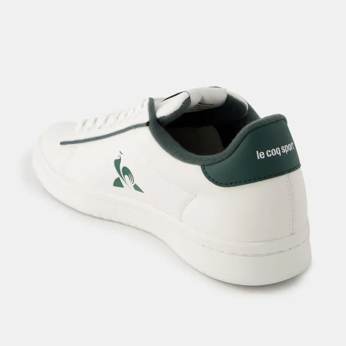 Trainers And Sneakers Men Le Coq Sportif Shoes LCS COURT CLEAN Optical White Trekking Green Trainers And Sneakers Men Le Coq Sportif Shoes LCS COURT CLEAN Optical White Trekking Green