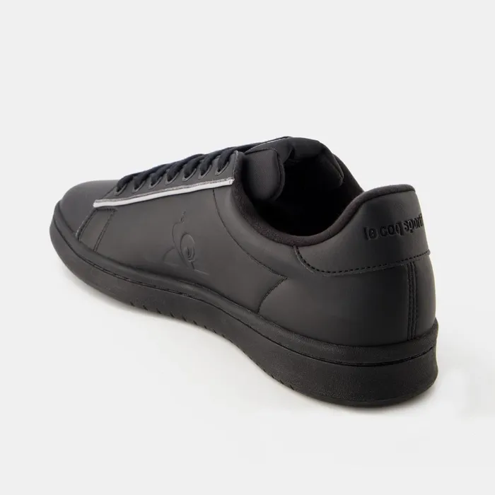 Trainers And Sneakers WomenMen Le Coq Sportif Shoes LCS COURT CLEAN Triple Black Trainers And Sneakers WomenMen Le Coq Sportif Shoes LCS COURT CLEAN Triple Black
