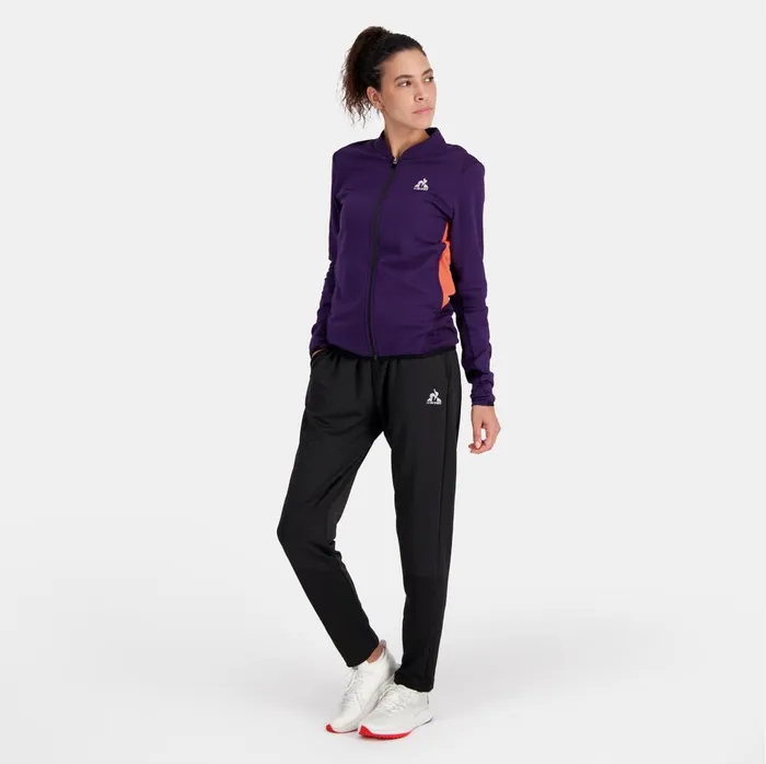 Trousers Joggers And Shorts Women Le Coq Sportif Training Performance Trousers De Sport Coupe Carotte