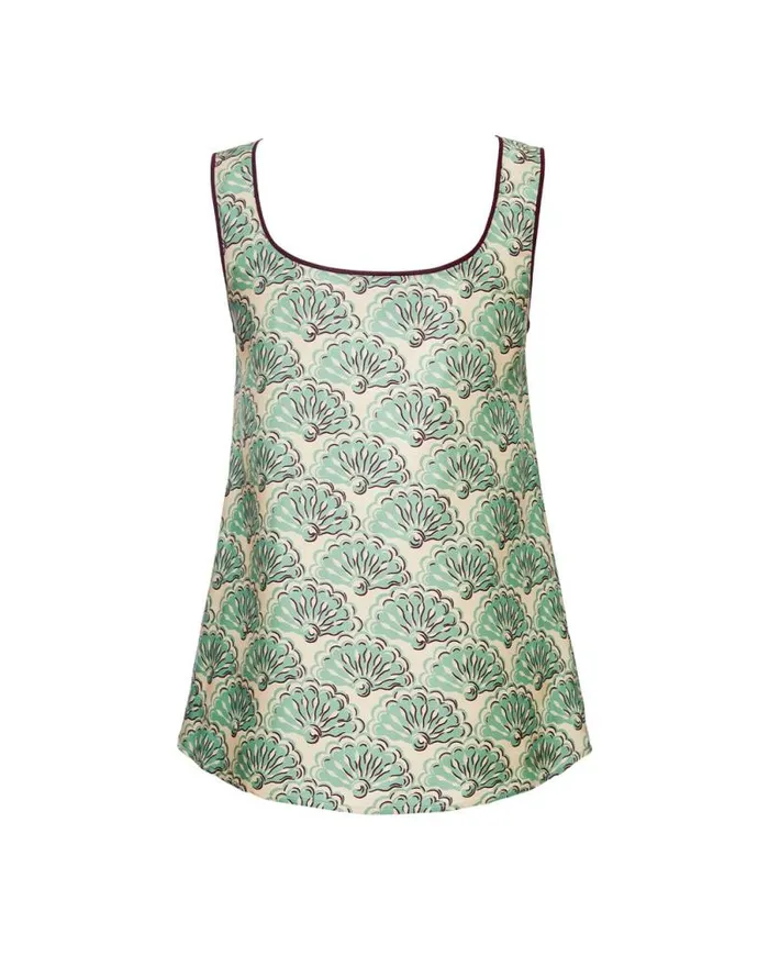 Twirl Top Fans Mint Women La Double J Shirts and Tops Twirl Top Fans Mint Women La Double J Shirts and Tops