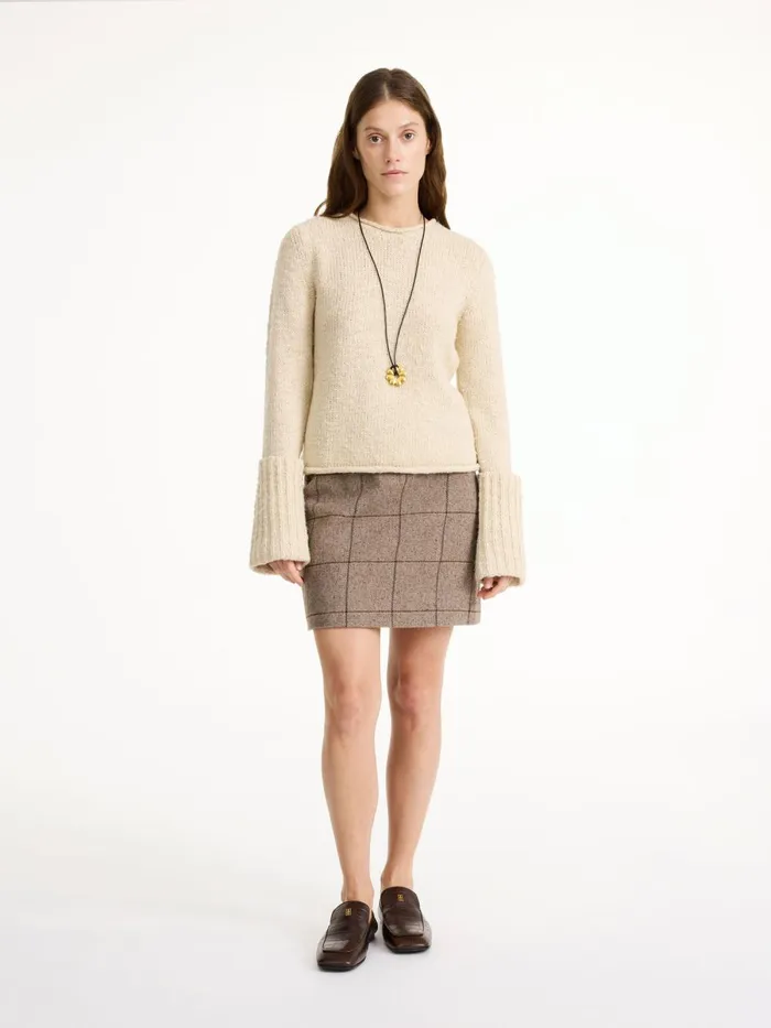 Vestlinge Mini Skirt Autumn Check Women By Malene Birger Skirts