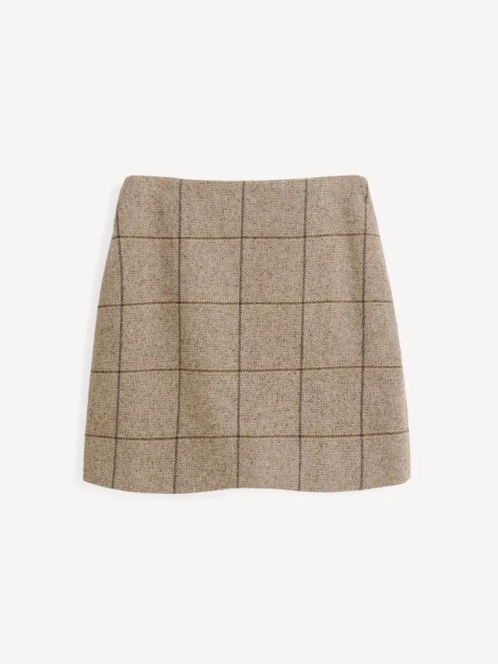 Vestlinge Mini Skirt Autumn Check Women By Malene Birger Skirts