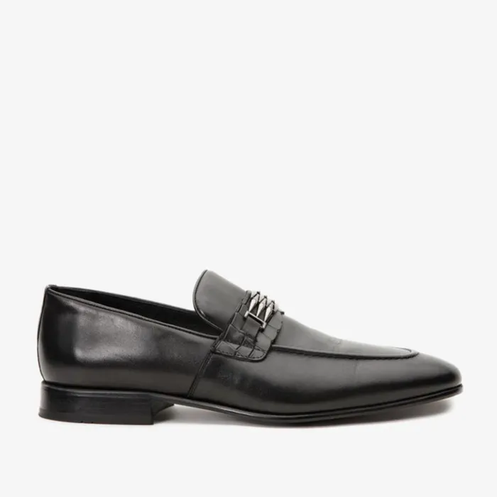 Vinci Leather Dress Shoes The Bogota Black Bit Loafer Shoe 8211 Men