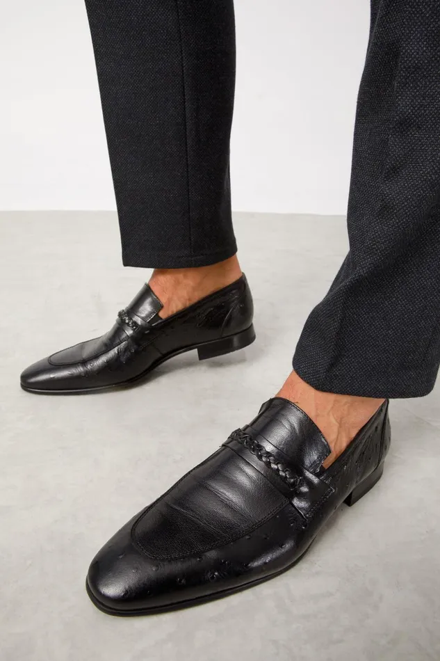 Vinci Leather Dress Shoes The Bogota Black Bit Loafer Shoe 8211 Men