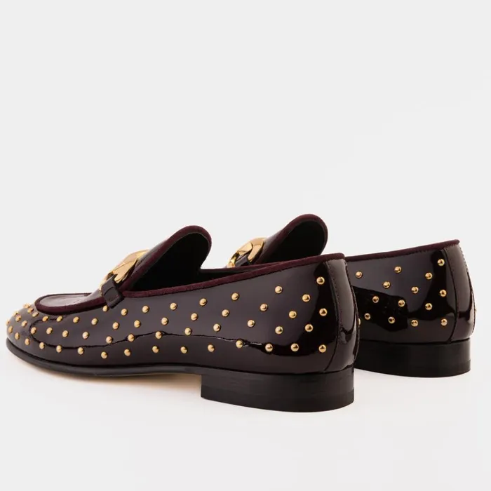 Vinci Leather Dress Shoes The Jupiter Shoe Burgundy Spike Leather Bit Dress Loafer Limited Edition Shoe 8211 Men