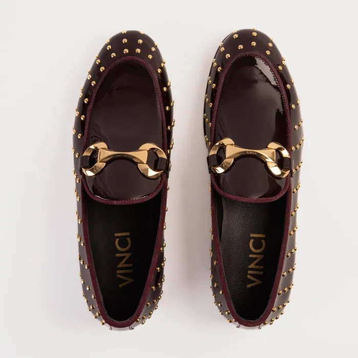 Vinci Leather Dress Shoes The Jupiter Shoe Burgundy Spike Leather Bit Dress Loafer Limited Edition Shoe 8211 Men