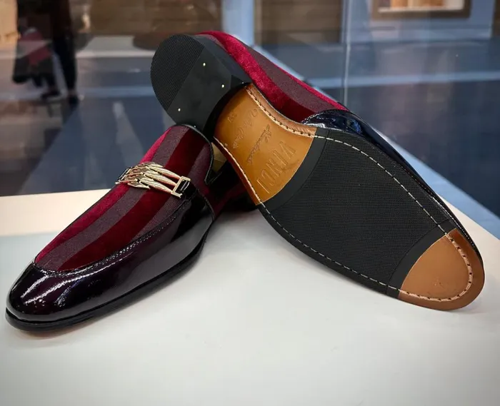 Vinci Leather Dress Shoes The Pontalto Leather Shoe Burgundy Bit Loafer 8211 Men
