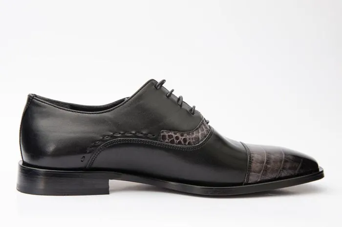 Vinci Leather Dress Shoes The Yukon Black Single Brogue Cap Toe Oxford Shoe 8211 Men Vinci Leather Dress Shoes The Yukon Black Single Brogue Cap Toe Oxford Shoe 8211 Men
