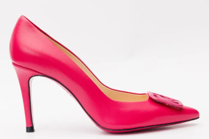 Vinci Leather Heels The Maneadero Pink Leather Pump Fuchsia Sole Shoe 8211 Women