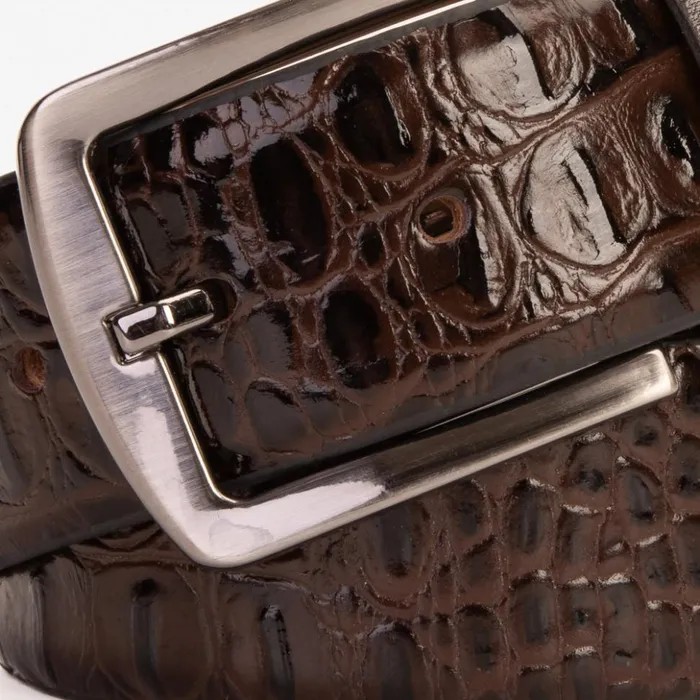 Vinci Leather Leather Belts The Bomba Brown Leather Belt 8211 Men